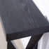 Console Table With Crossed Legs For Hallway - Black