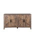 Cabinet with 4 Doors and 4 Open Shelves Freestanding Sideboard