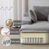 Oversized Chaise Lounge Chair Cozy Cloud Couch With 3 Throw Pillows And Wide Armrest