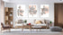 Foliage Pattern Set of 3 Prints Modern Wall Art Modern Artwork