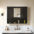 Modern Wall Mounted Medicine Cabinet With Adjustable Shelves, Soft Close Doors, High Define Mirror