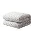 DaDa Bedding Luxury Dreamy Milky White & Purple Sherpa Backside Faux Fur Throw Blanket (M3395)