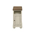 Accent End Table, Storage, Traditional - White