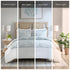 Duvet Cover Mini Set White Full/Queen