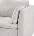 CHITA Sectional Modular Down Filled Loveseat Sofa, Comfty Feather Loveseat Cloud Couch, FSC Certified Modular Sectional Couch for Living Room, 80 inch Width,2 Seat Modular Sofa, Snow