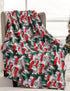 Decor & More Festive Holiday Microplush Throw Blanket (50" x 60") - Forest Friends
