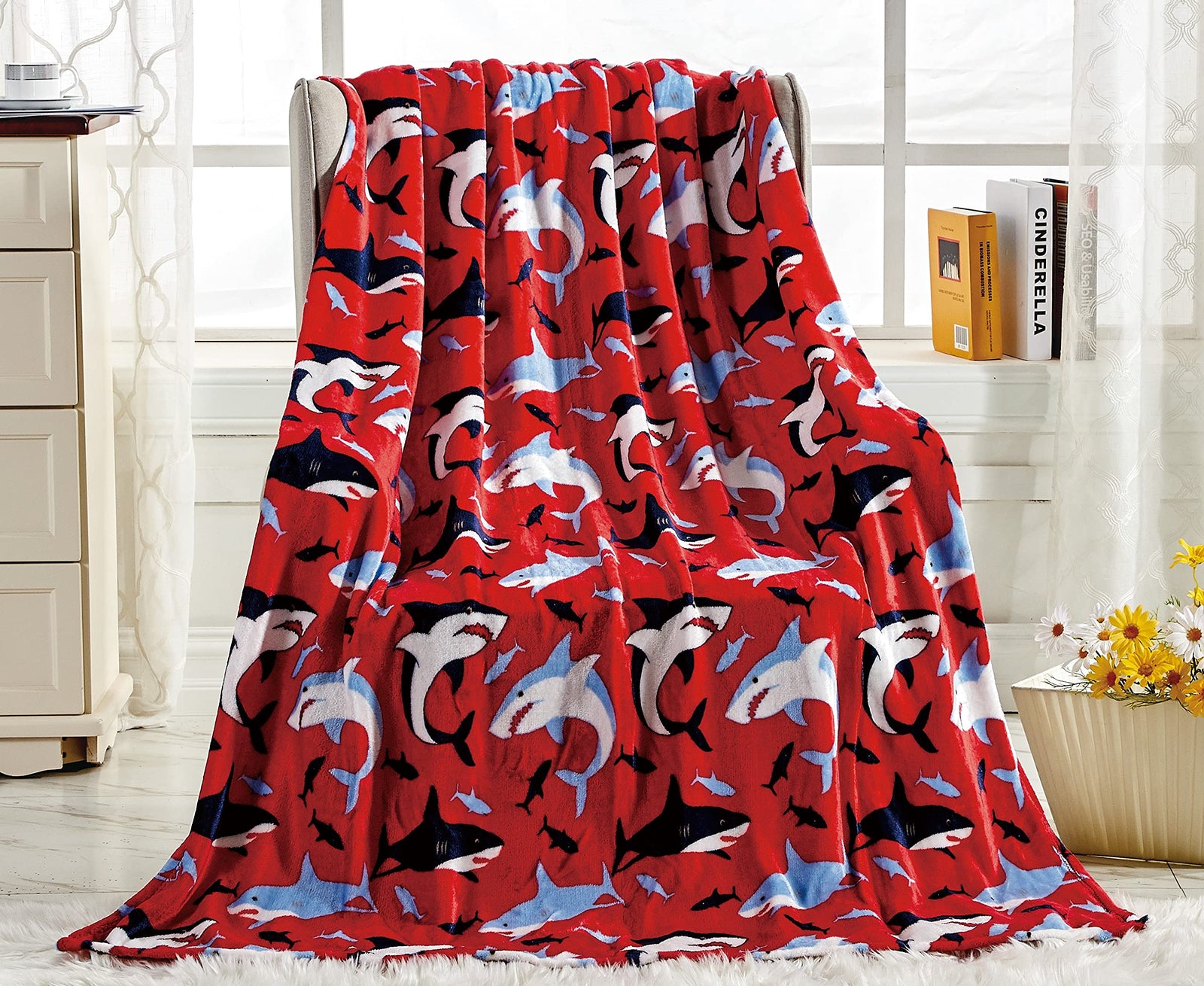 Decor & More American Pride Collection Microplush Throw Blanket (50