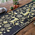 DaDa Bedding Magical Golden Reindeer Woven Tapestry Dining Table Runner (18272)