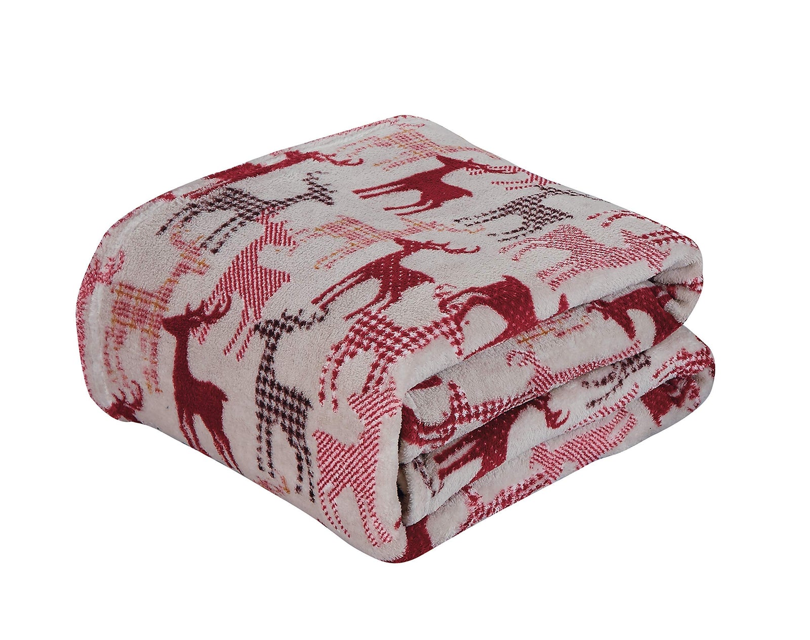 Decor & More Festive Holiday Microplush Throw Blanket (50