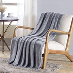 Decor & More Double Helix Embossed Ultra Lush Throw Blanket (50" x 60")