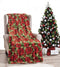 Decor & More Home Essentials Christmas Throw (50" x 60") - Poinsettia