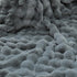 RYNGHIPY Faux Fur Throw Blanket Double Side Thick and Warm Plush Fluffy Faux Rabbit Fur Decoration for Couch Sofa Chair and Bed Cozy Winter Blanket (Dark Grey, 63''x79'')