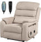 Power Lift Recliner Chair for Adults Elderly Lay Flat Velvet Recliners with Massage Heating, Extended Footrest, Wireless Charging Device, USB Ports, Cup Holder, Lumbar Pillow