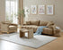 Extra Deep Accent Chair, Fabric Upholstered Comfy Reading Armchair for Living Room, Bedroom Single Seat Sofa Chair with Wood Base, Lamb Fabric