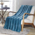 Decor & More Double Helix Embossed Ultra Lush Throw Blanket (50" x 60")