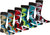 Sakkas Men's Classic Patterned Dress Socks Value 6-Pack