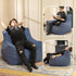 Bean Bag Chair with Filler, Bean Bag Sofa Chair with Tufted Soft Armrests Plush Lazy Sofa Comfy Chair,Large BeanBag Chair for Adults in Livingroom, Bedroom