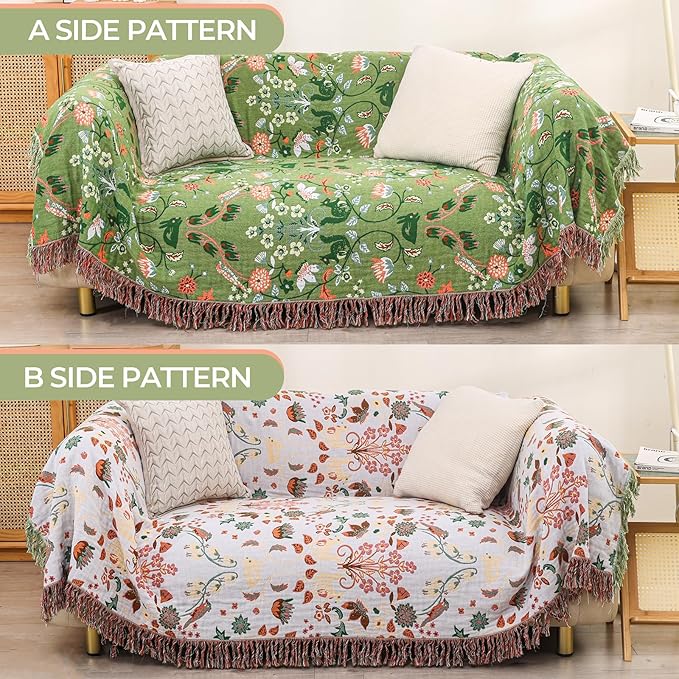 Boho Throw Blanket 80