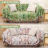 Boho Throw Blanket 80"x90", 100% Cotton Ultra Soft Luxury Throw for Couch and Sofa Blankets Home Decor, All Season Florals and Animals Throw Reversible Breathable Cozy Blankets