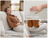 Oversized Modular Sofa, Extra Deep Cloud Chenille Sectional Couch with Ottoman Chaise, Fluffy Chenille 2 Seater Sofa Bed for Living Room, Villa (Sofa Bed 4 Seater, Chenille White)