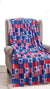 Decor & More American Pride Collection Microplush Throw Blanket (50" x 60")