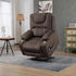 Power Lift Recliner Chair for Elderly with Massage and Heating, Ergonomic Electric Recliner Chair Single Sofa for Adults with Remote Control USB Port, Cup Holders, Side Pockets