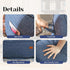 Bean Bag Chair with Filler, Bean Bag Sofa Chair with Tufted Soft Armrests Plush Lazy Sofa Comfy Chair,Large BeanBag Chair for Adults in Livingroom, Bedroom