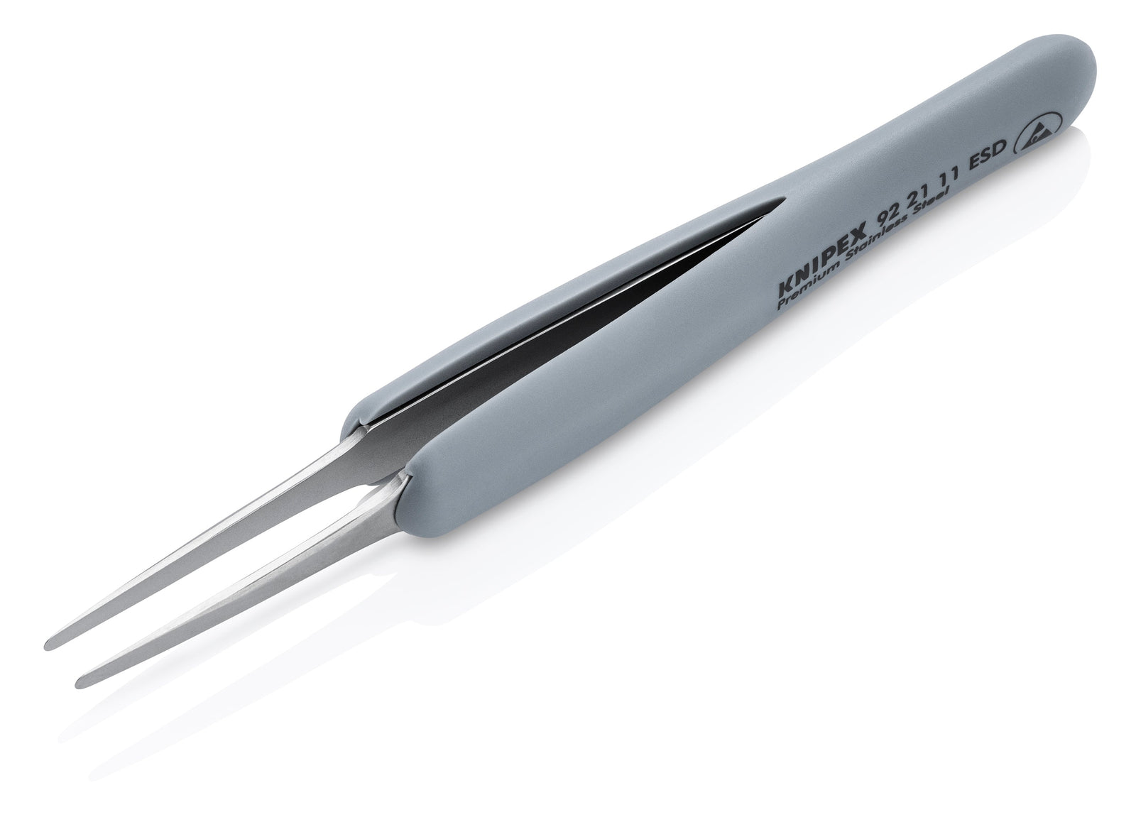 Knipex Stainless Steel Blunt End Tips Precision Tweezers ESD 4