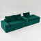 Modular Sofa, Convertible Twin Seat With Chaise Lounge