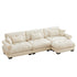 Super Comfort Oversized Modular Sectional Sofa With Movable Ottoman