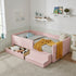 Safe Kids Bed With Guardrails And Storage