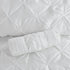 7 Piece Tufted Comforter Set White