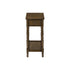 Accent End Table, 2 Tier, Storage Drawer, Traditional Stylish Design