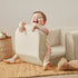 Tiny Land® GentleSnug Kid Chair - Beige White