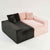 Multifunctional Sofa Pink Black, Fits 4 People