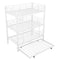 Triple Bunk Bed With Trundle, Heavy Duty Steel Construction