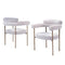 Dining Chairs With Armrests (Set of 2)