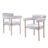 Dining Chairs With Armrests (Set of 2)