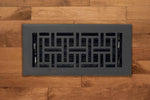 Cast Aluminum Arts & Crafts Vent Cover - Black