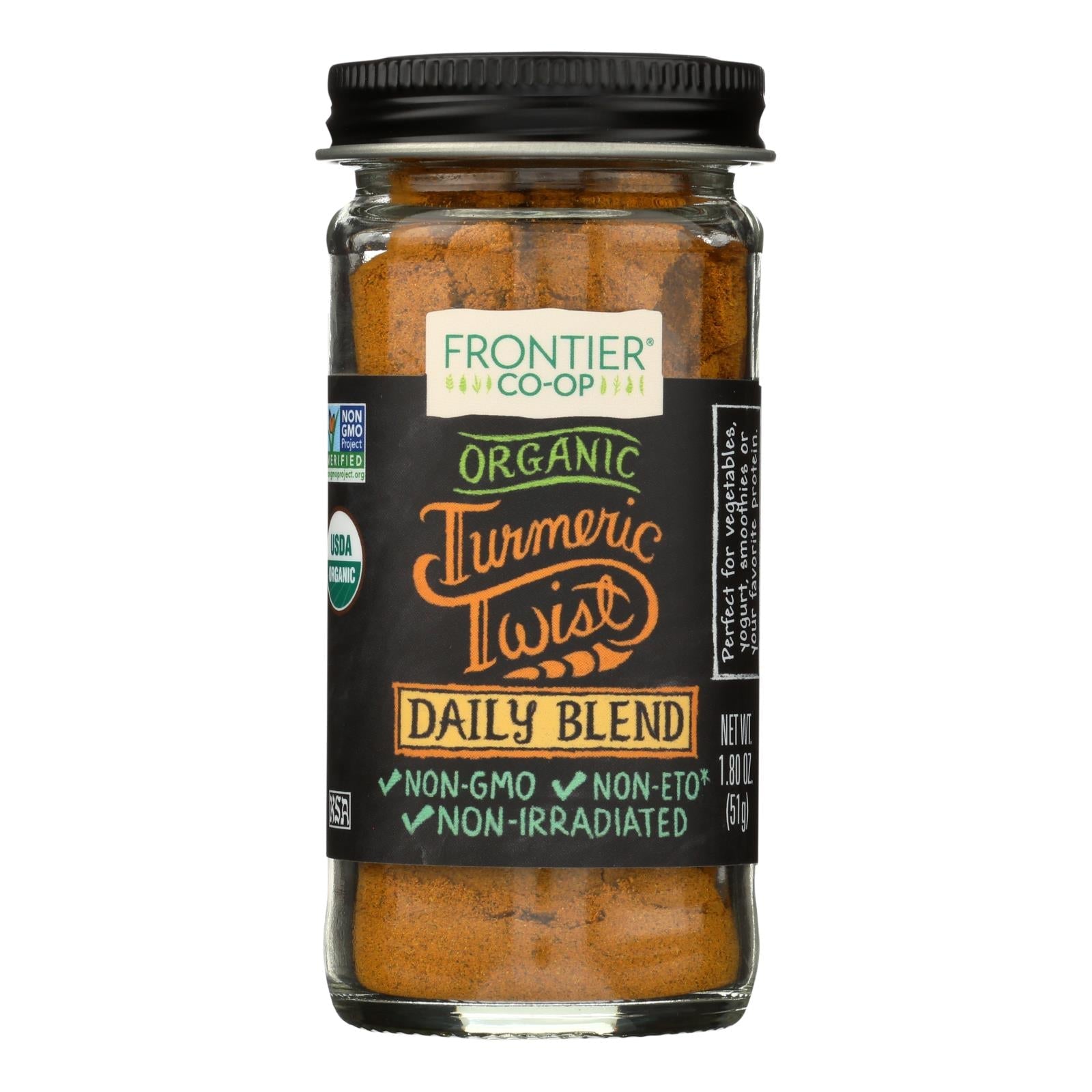 Frontier Natural Products Coop Organic Daily Blend Herbs, 1.8 Oz.