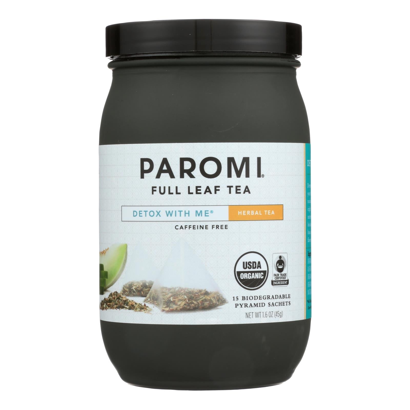 Paromi Tea Detox With Me Caffeine-Free 15-Bag Pack