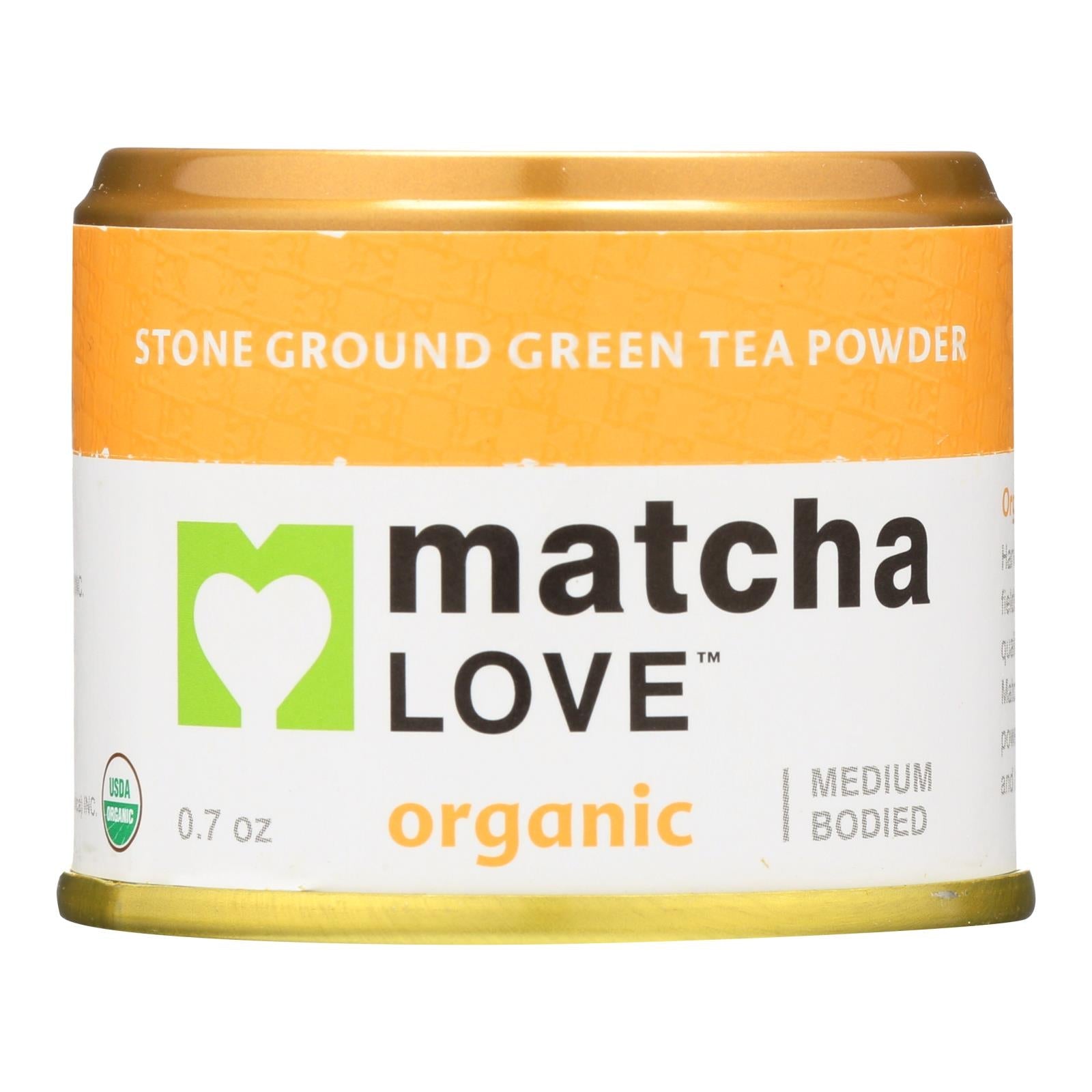 Matcha Love Green Tea Powder (Pack of 10) - Medium Bodied - 0.7 Oz.