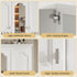 Wall Mount Mirror Cabinet With Adjustable Shelves, Soft Closing Hinges