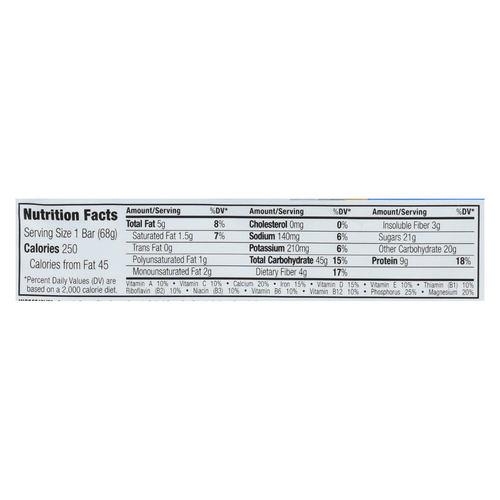 Clif Bar - Organic Chocolate Chip - 2.4 Oz