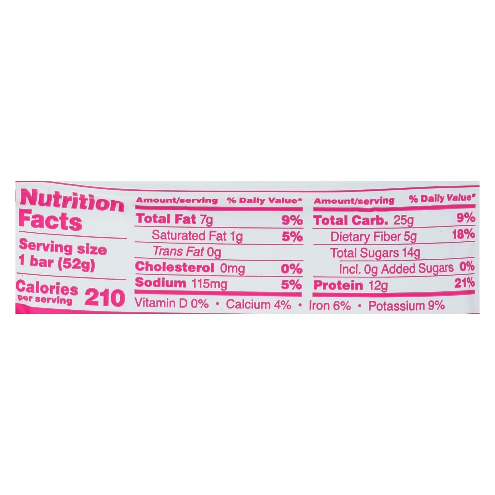 Rxbar Protein Bar - Mixed Berry Blast - Case of 12 - 1.83 Oz