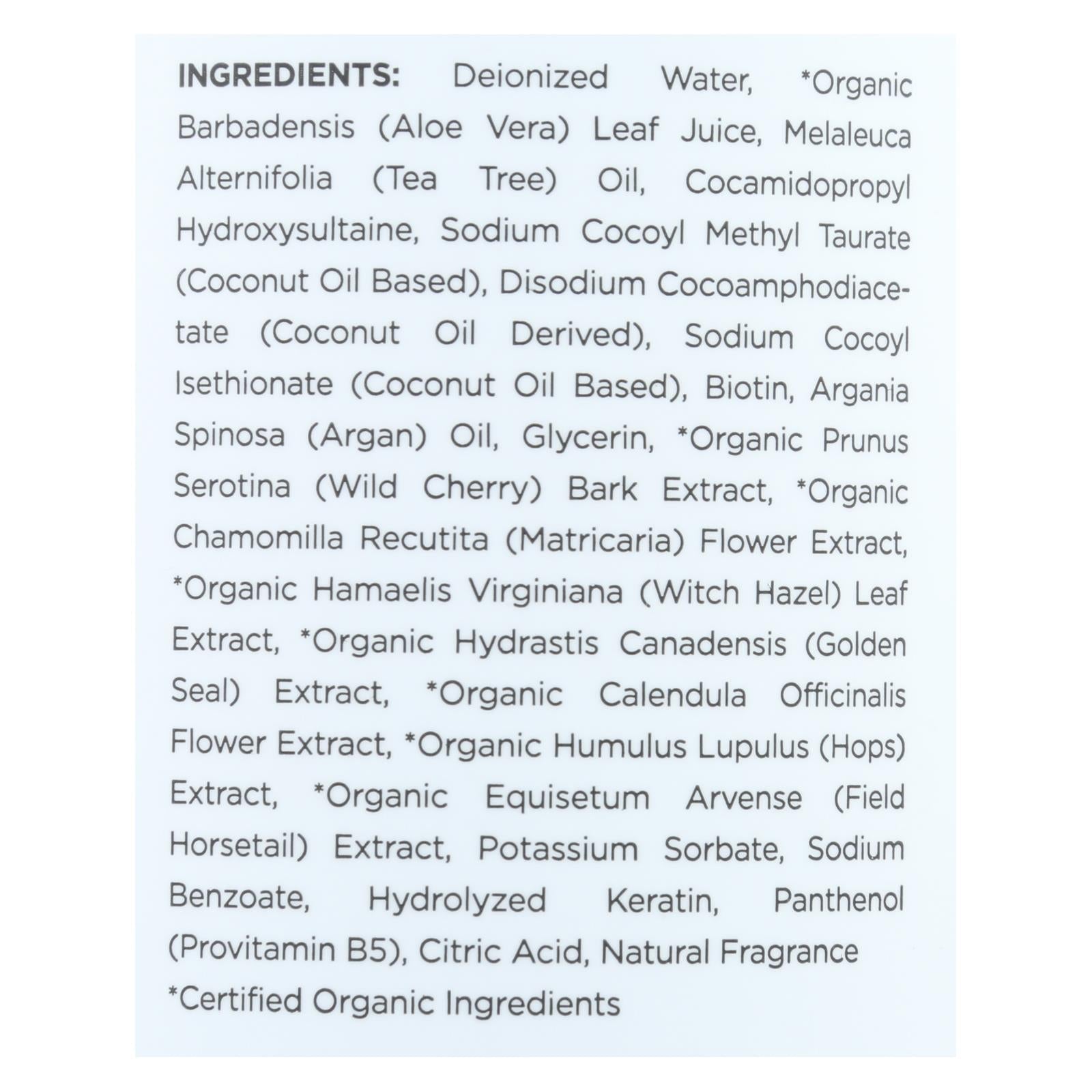 Millcreek Botanicals Tea Tree Oil Dandruff Shampoo, 14 Fl. Oz.