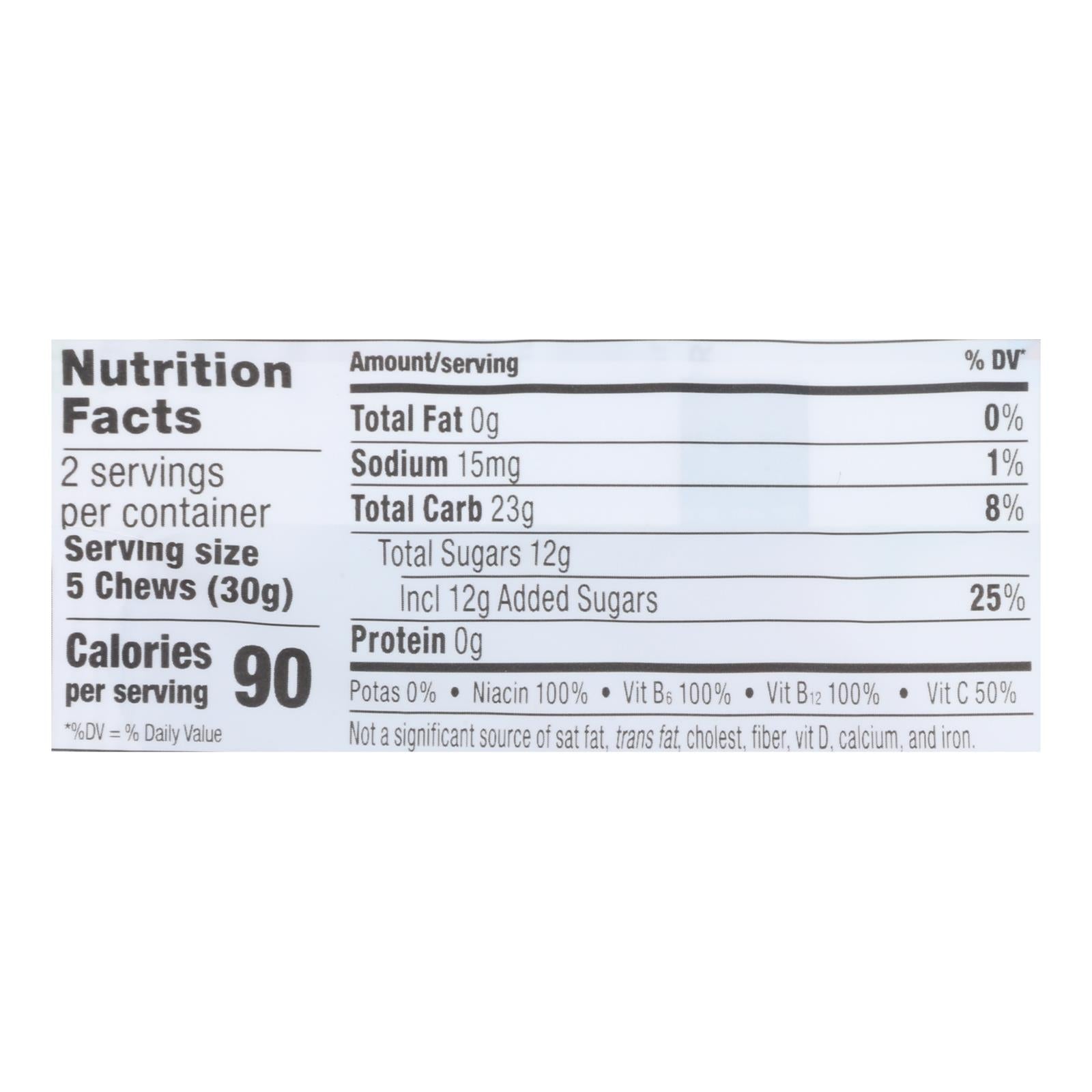 Pro Bar Bolt Energy Chews - Organic Berry Blast - 2.1 Oz - Case of 12