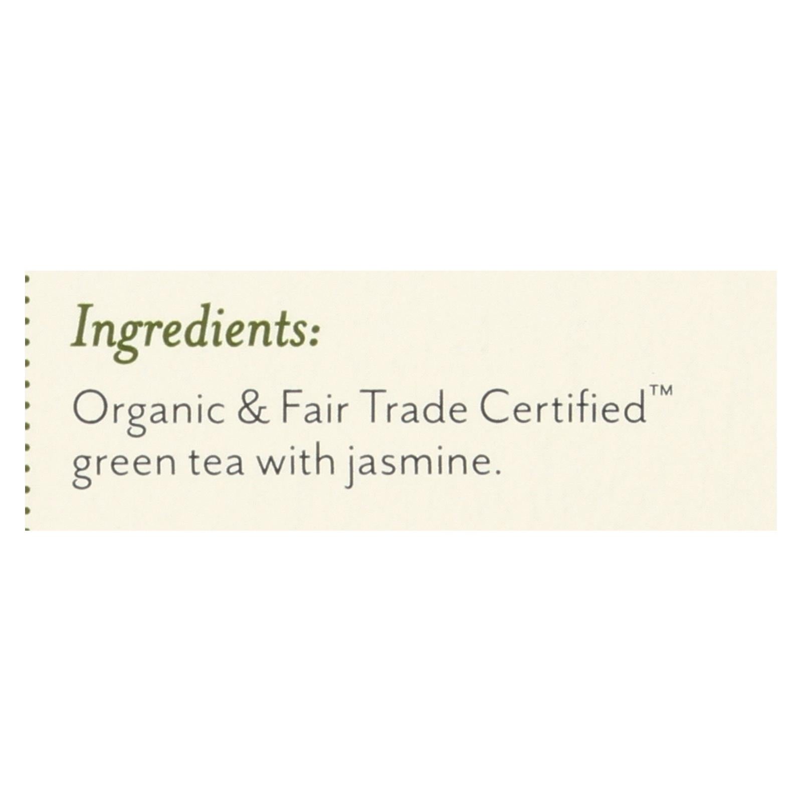 Rishi Organic Green Tea Jasmine Delightful Pack of 6, 15 Sachets