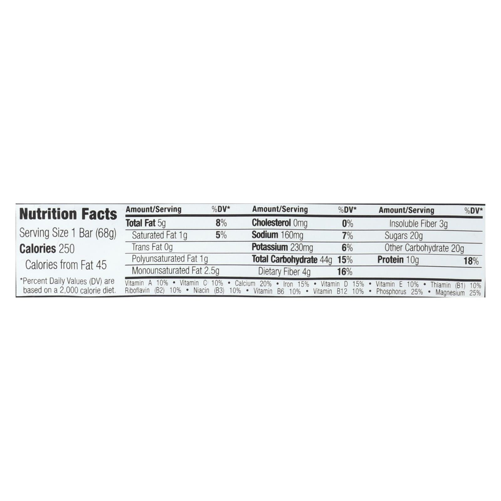 Clif Bar Organic Cool Mint Chocolate Bars, 2.4 Oz (12-Pack)