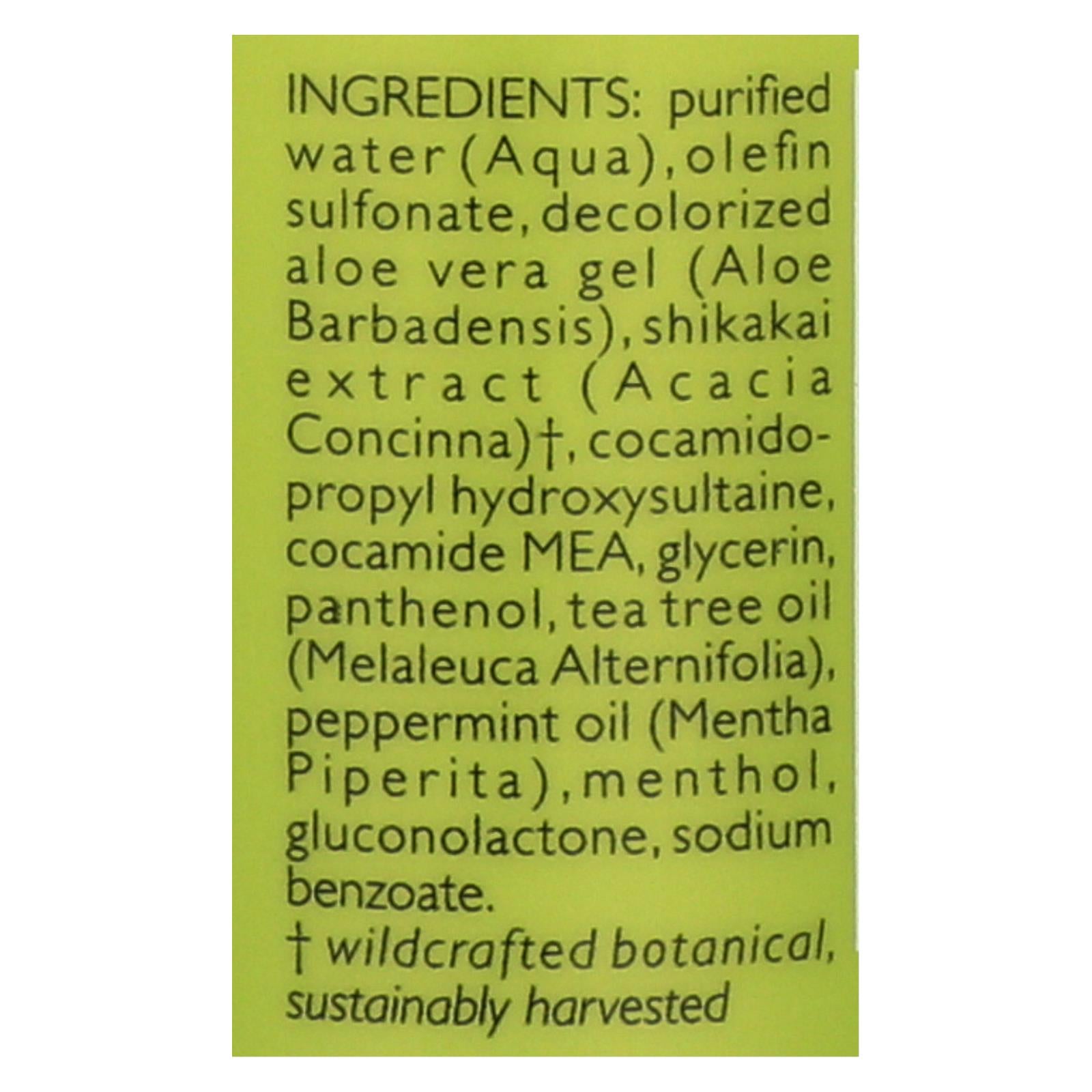 Shikai Natural Tea Tree Shampoo, 12 Fl Oz